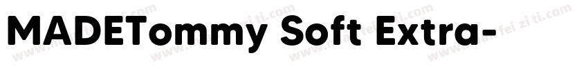 MADETommy Soft Extra字体转换